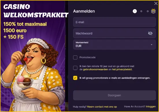 Casino MamaBet Registratie