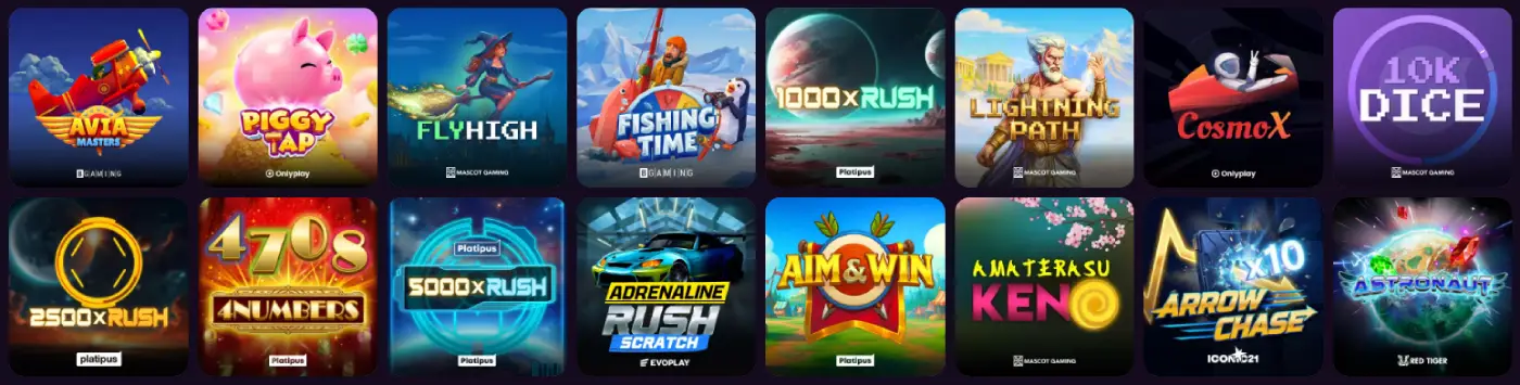 Casino MamaBet Instant games