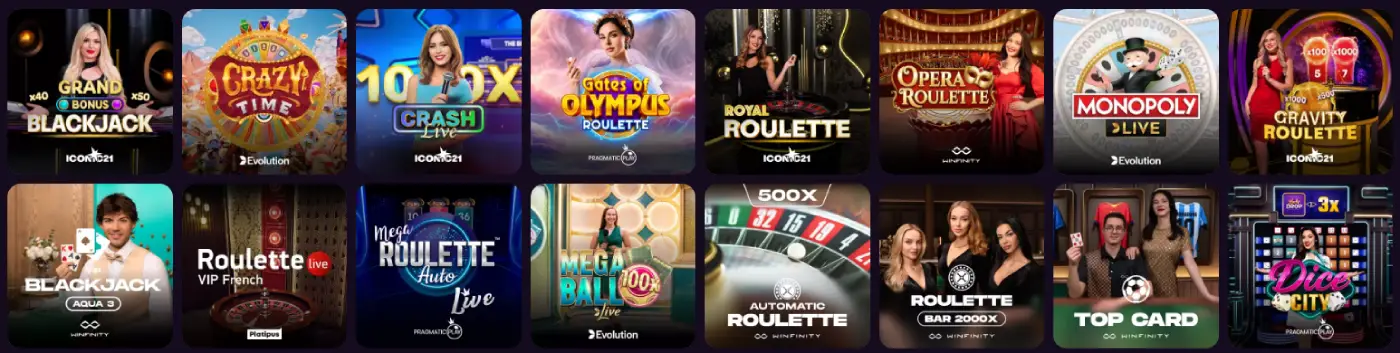 Live casino MamaBet