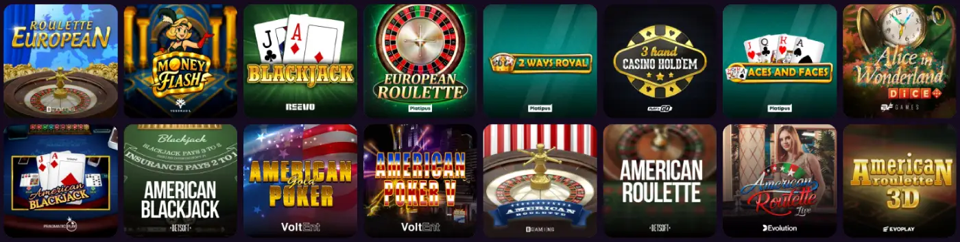 Casino MamaBet Tafelspellen